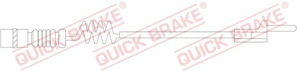 QUICK BRAKE Сигнализатор, износ тормозных колодок WS 0210 A